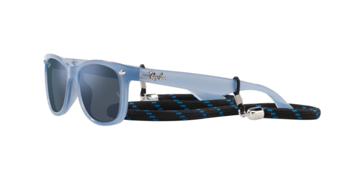 Ray-Ban Junior Sunglasses | Opal Blue Sunglasses ( 0RJ9052S | Square | Blue Frame  | Blue Lens )