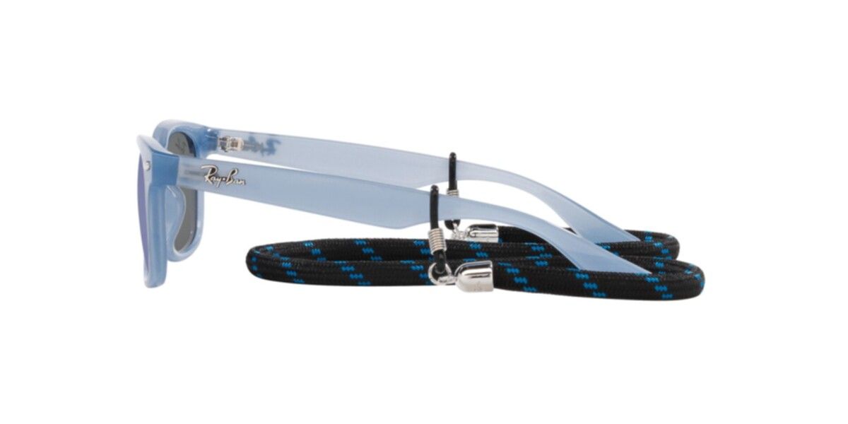 Ray-Ban Junior Sunglasses | Opal Blue Sunglasses ( 0RJ9052S | Square | Blue Frame  | Blue Lens )