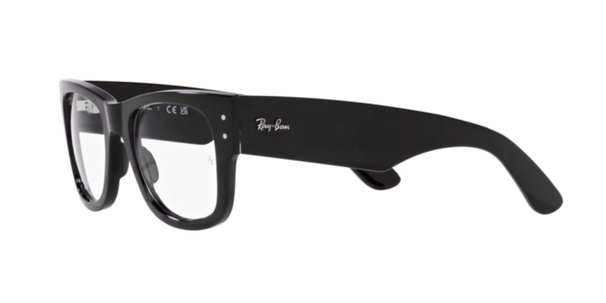 Ray-Ban Frames | Black Frame ( 0RX0840V | Square | Black Frame  | Clear Lens )