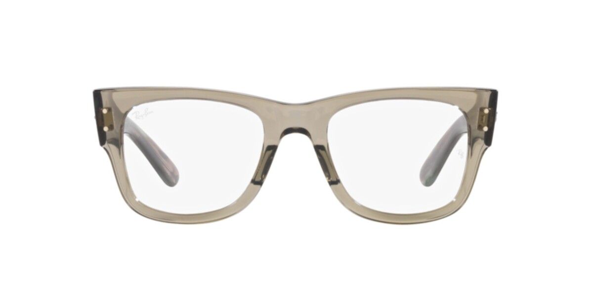 Ray-Ban Frames | Transparent Green Frame ( 0RX0840V | Square | Green Frame  | Clear Lens )
