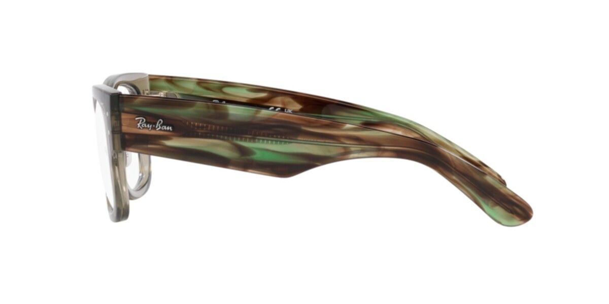 Ray-Ban Frames | Transparent Green Frame ( 0RX0840V | Square | Green Frame  | Clear Lens )