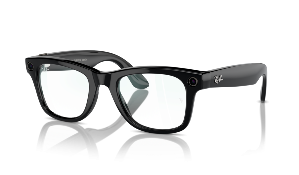 Ray-Ban | Meta Wayfarer Large Shiny Black