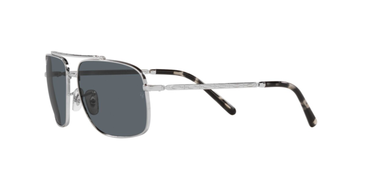 Ray-Ban Sunglasses | Silver Sunglasses ( 0RB3796 | Pillow | Silver Frame  | Blue Lens )