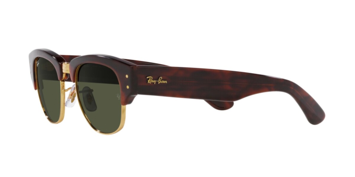 Ray-Ban Sunglasses | Mock Tortoise On Arista Sunglasses ( 0RB0316S | Square | Havana Frame  | Green Lens )