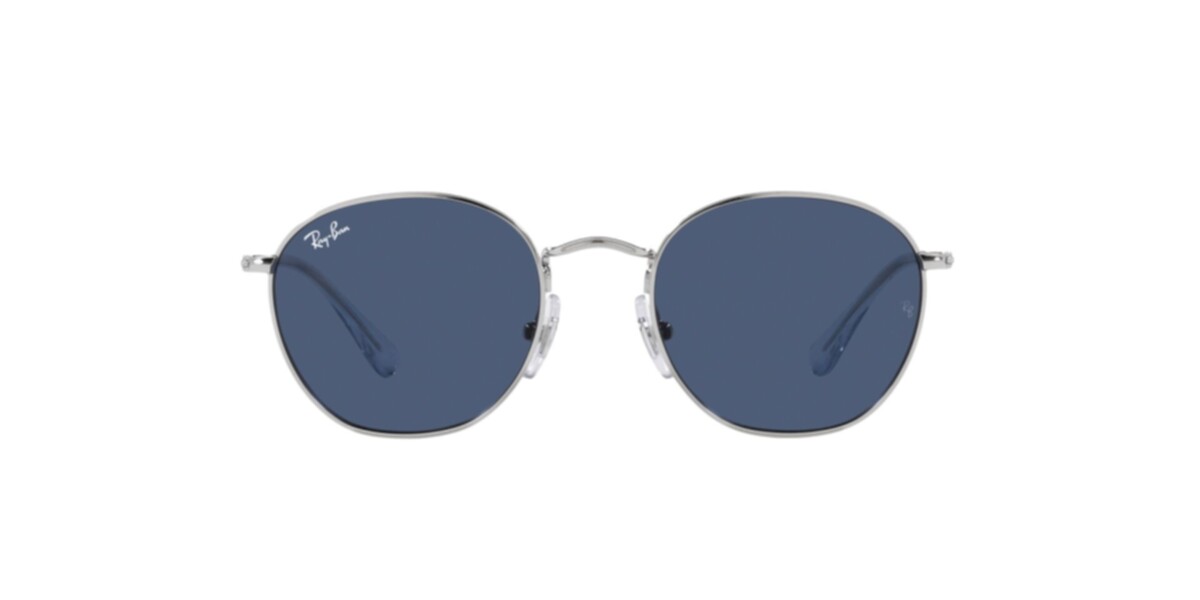 Ray-Ban Junior Sunglasses | Silver Sunglasses ( 0RJ9572S | Irregular | Silver Frame  | Blue Lens )