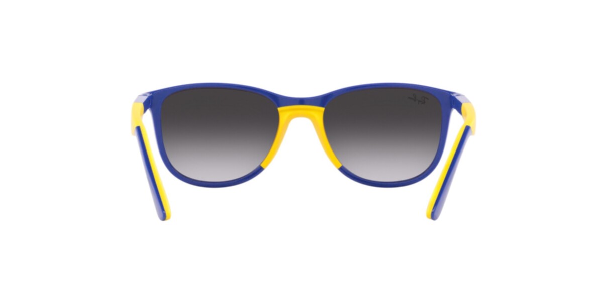 Ray-Ban Junior Sunglasses | Light Blu On Rubber Yellow Sunglasses ( 0RJ9077S | Square | Light Blue Frame  | Blue Lens )
