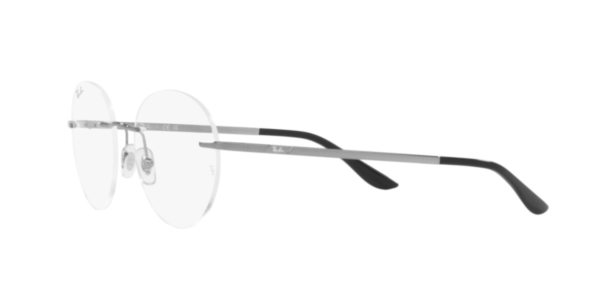 Ray-Ban Frames | Gunmetal Frame ( 0RX6505I | Round | Gunmetal Frame  | Clear Lens )