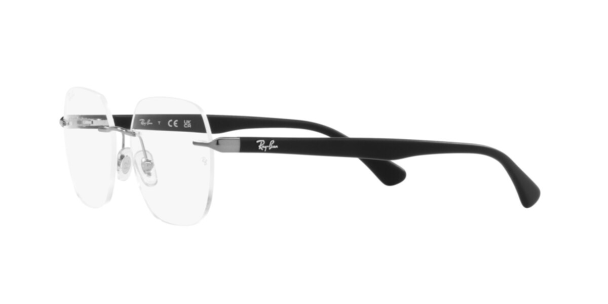 Ray-Ban Frames | Gunmetal Frame ( 0RX6504I | Irregular | Gunmetal Frame  | Clear Lens )