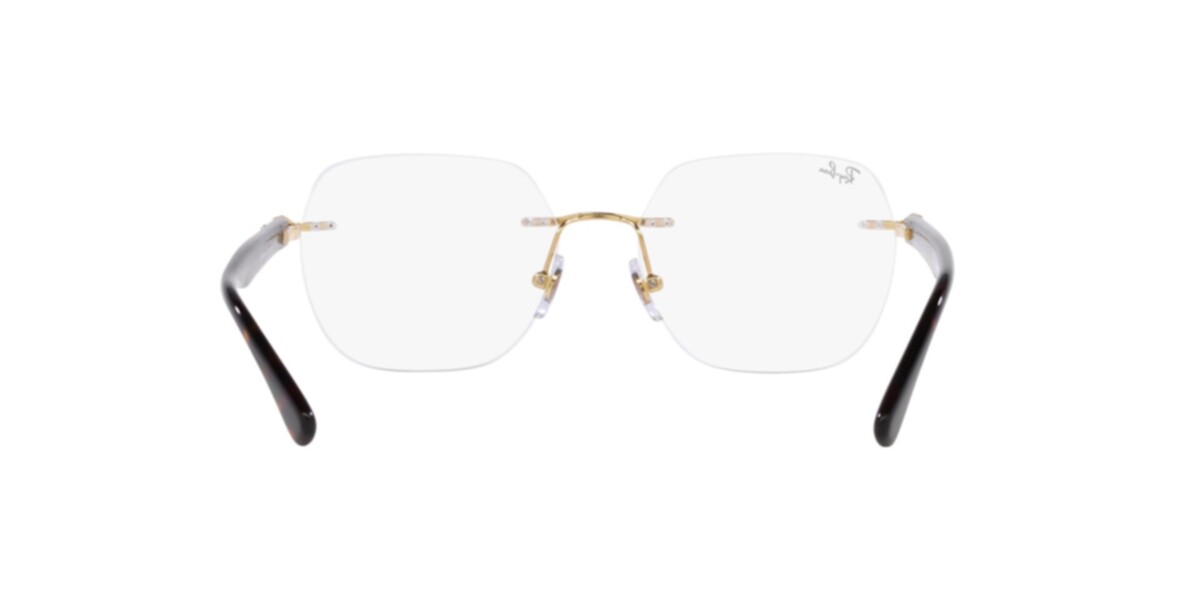 Ray-Ban Frames | Matte Arista Frame ( 0RX6504I | Irregular | Gold Frame  | Clear Lens )