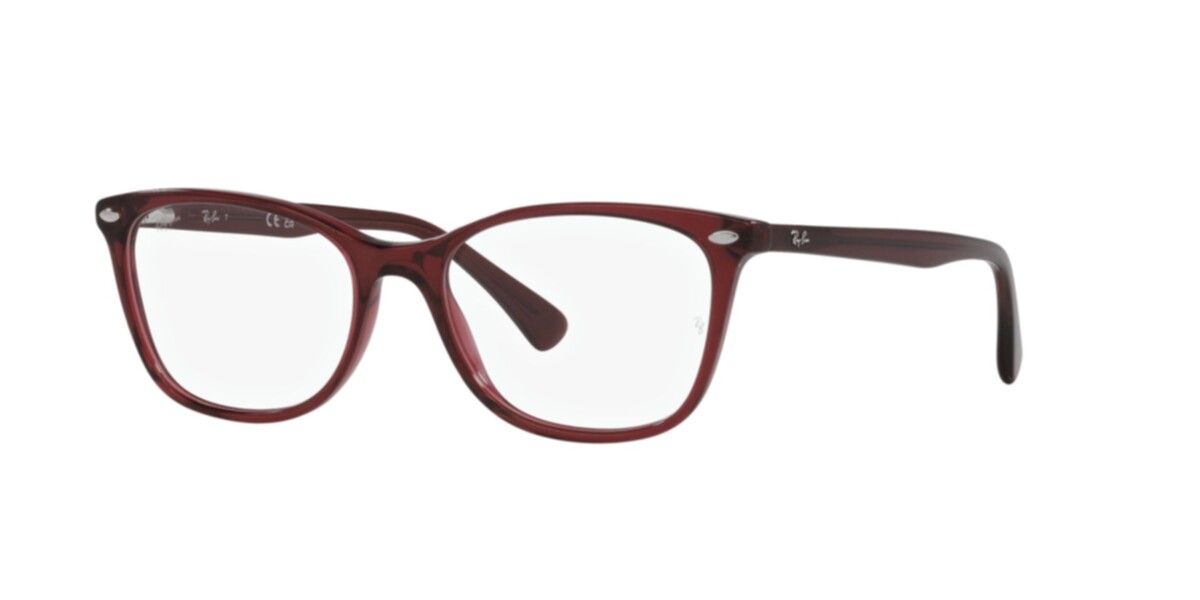 Ray-Ban Frames | Transparent Red Frame ( 0RX5420I | Square | Red Frame  | Clear Lens )