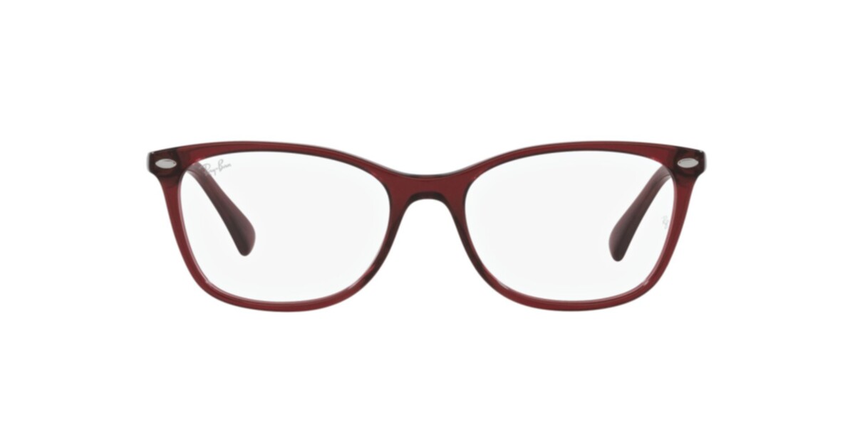 Ray-Ban Frames | Transparent Red Frame ( 0RX5420I | Square | Red Frame  | Clear Lens )