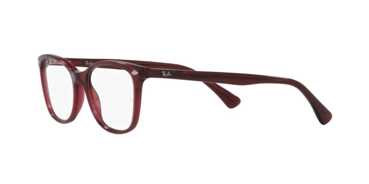 Ray-Ban Frames | Transparent Red Frame ( 0RX5420I | Square | Red Frame  | Clear Lens )