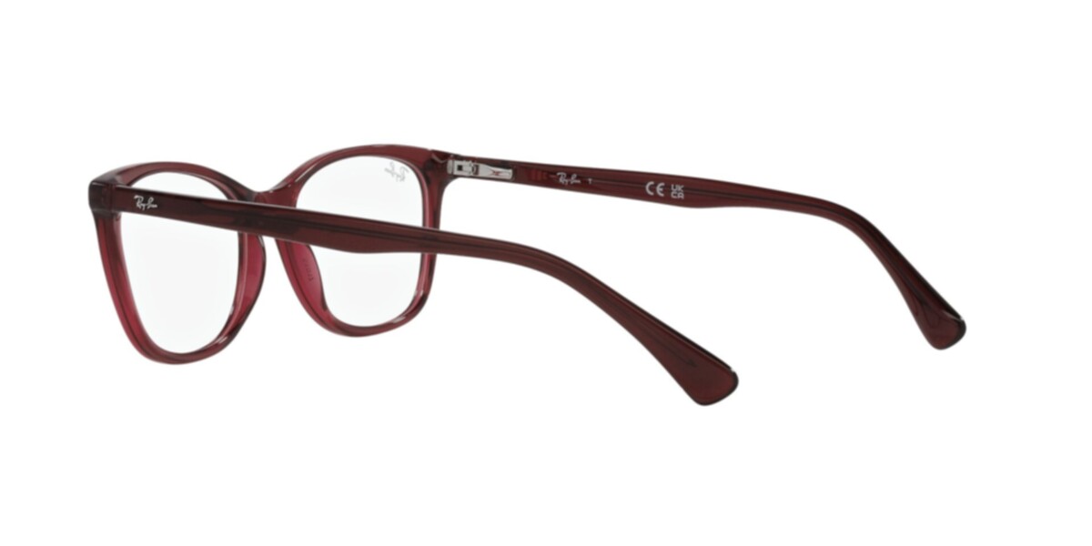 Ray-Ban Frames | Transparent Red Frame ( 0RX5420I | Square | Red Frame  | Clear Lens )