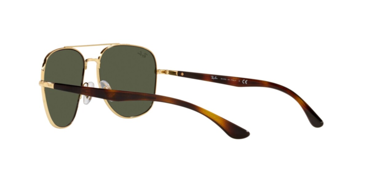 Ray-Ban Sunglasses | Arista Sunglasses ( 0RB3683 | Square | Havana Frame  | Green Lens )