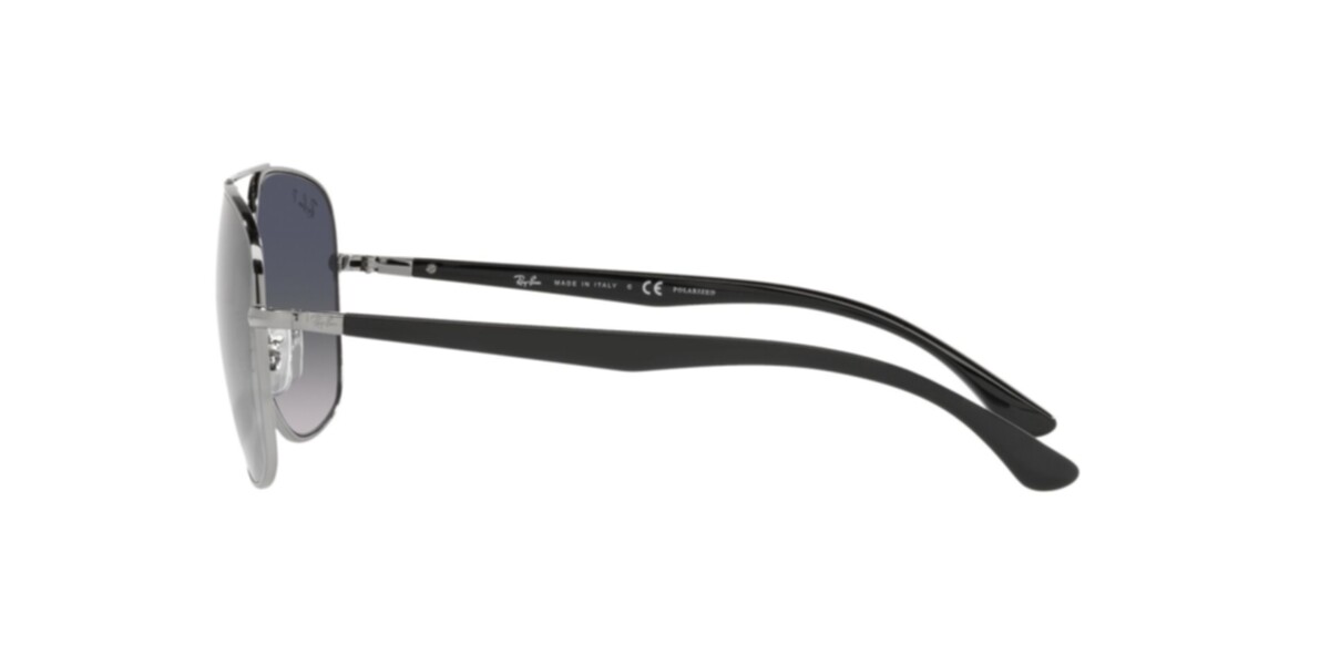 Ray-Ban Sunglasses | Gunmetal Sunglasses ( 0RB3683 | Square | Black Frame  | Blue Lens )