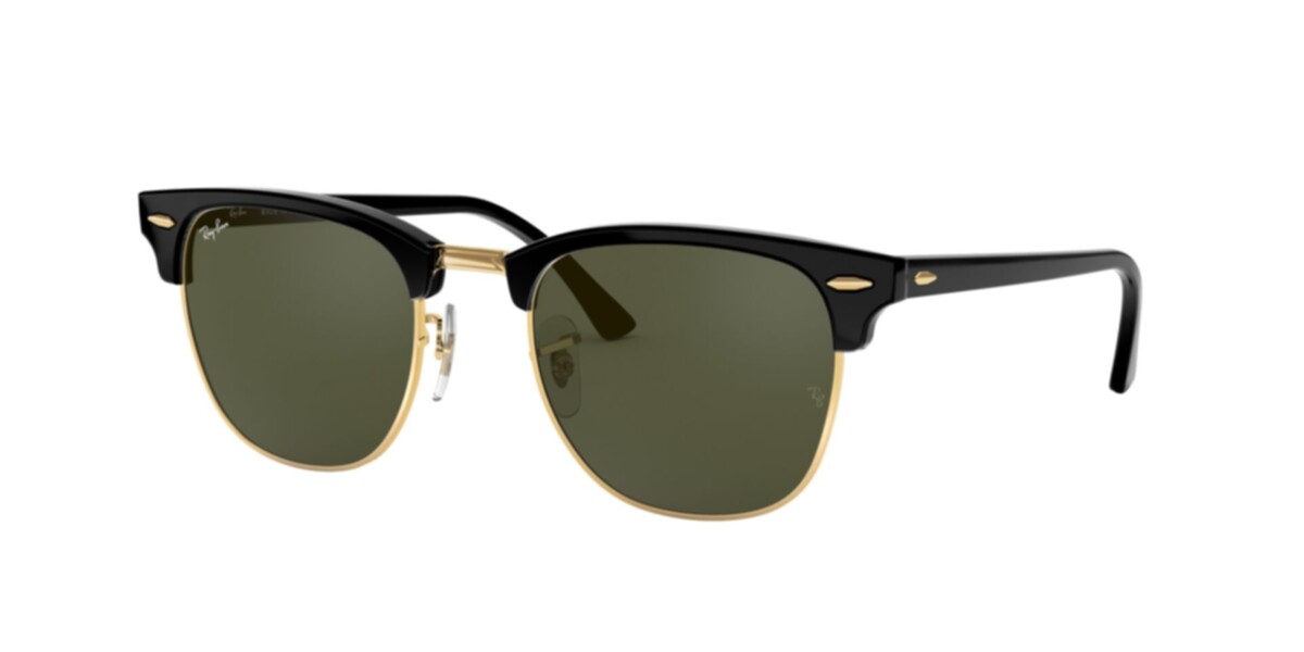 Ray-Ban Sunglasses | Black On Arista Sunglasses ( 0RB3016 | Square | Black Frame  | Green Lens )