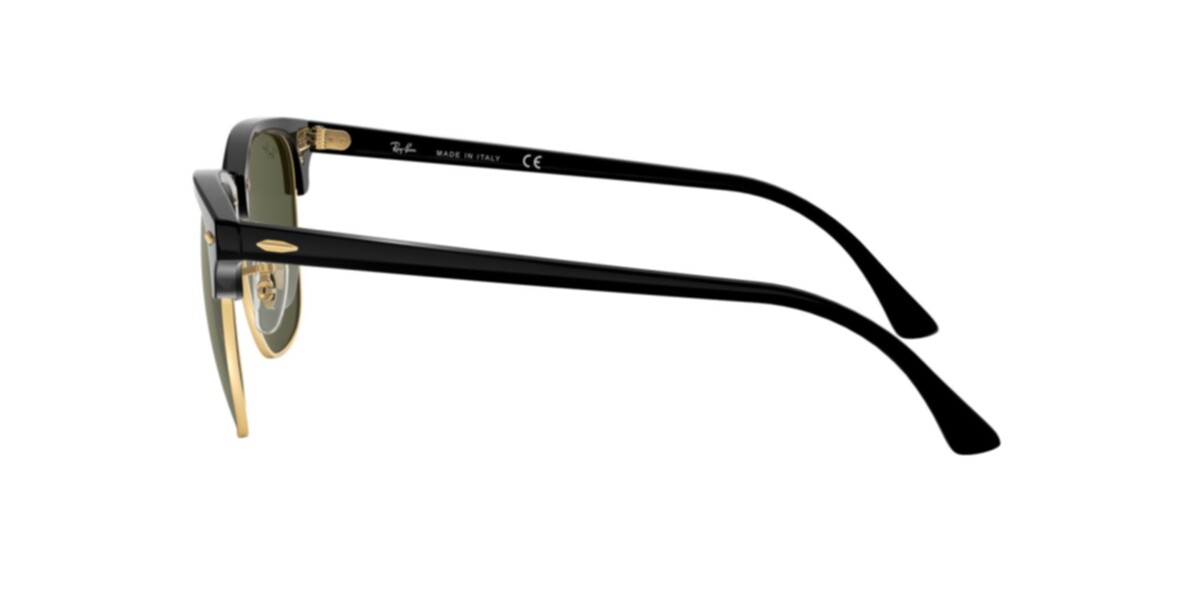 Ray-Ban Sunglasses | Black On Arista Sunglasses ( 0RB3016 | Square | Black Frame  | Green Lens )