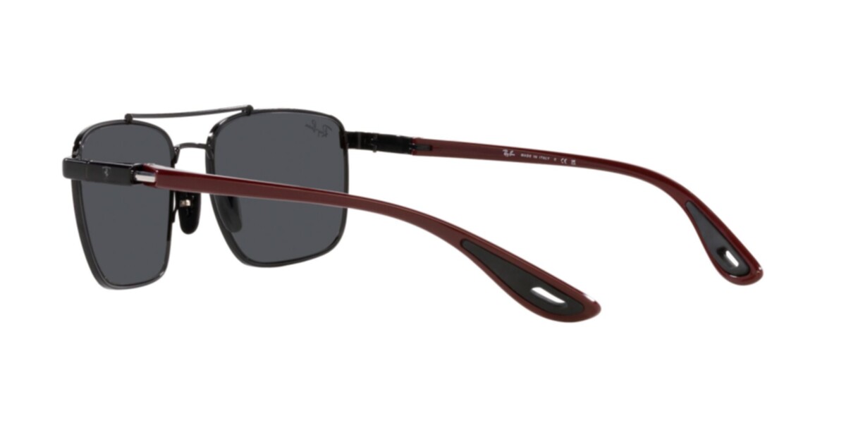 Ray-Ban Sunglasses | Black Sunglasses ( 0RB3715M | Square | Black Frame  | Grey Lens )