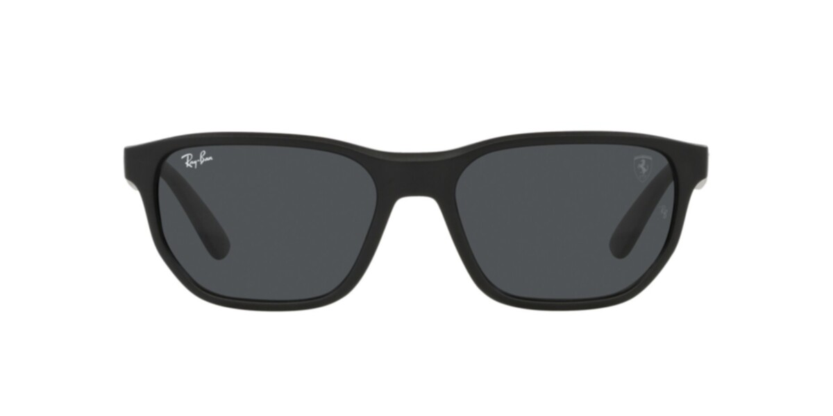 Ray-Ban Sunglasses | Matte Black Sunglasses ( 0RB4404M | Irregular | Black Frame  | Grey Lens )