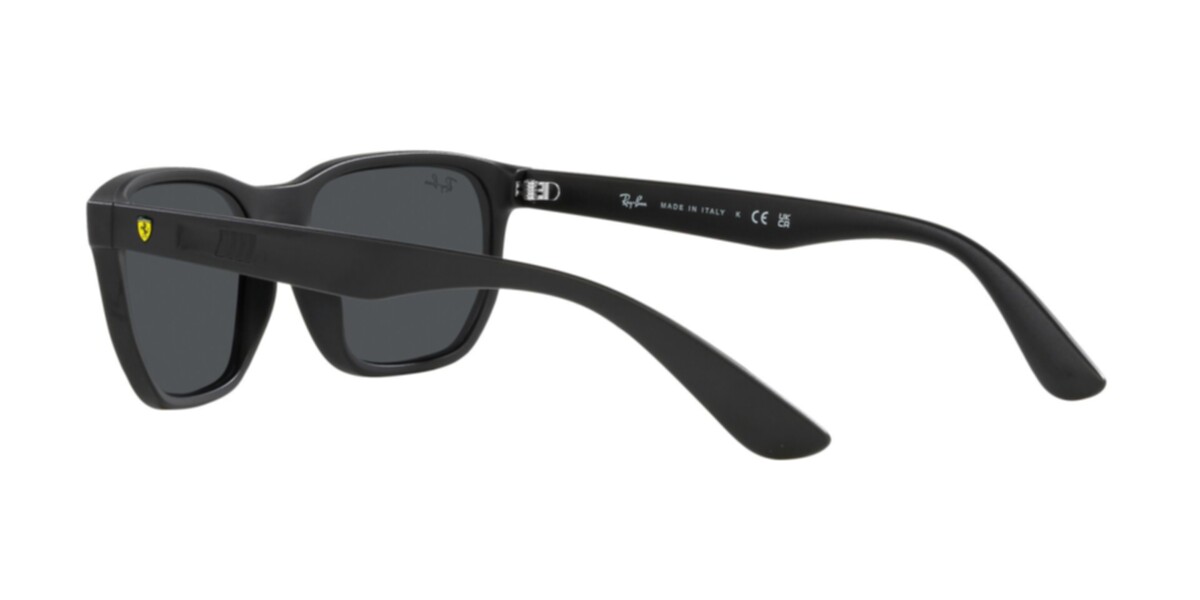 Ray-Ban Sunglasses | Matte Black Sunglasses ( 0RB4404M | Irregular | Black Frame  | Grey Lens )