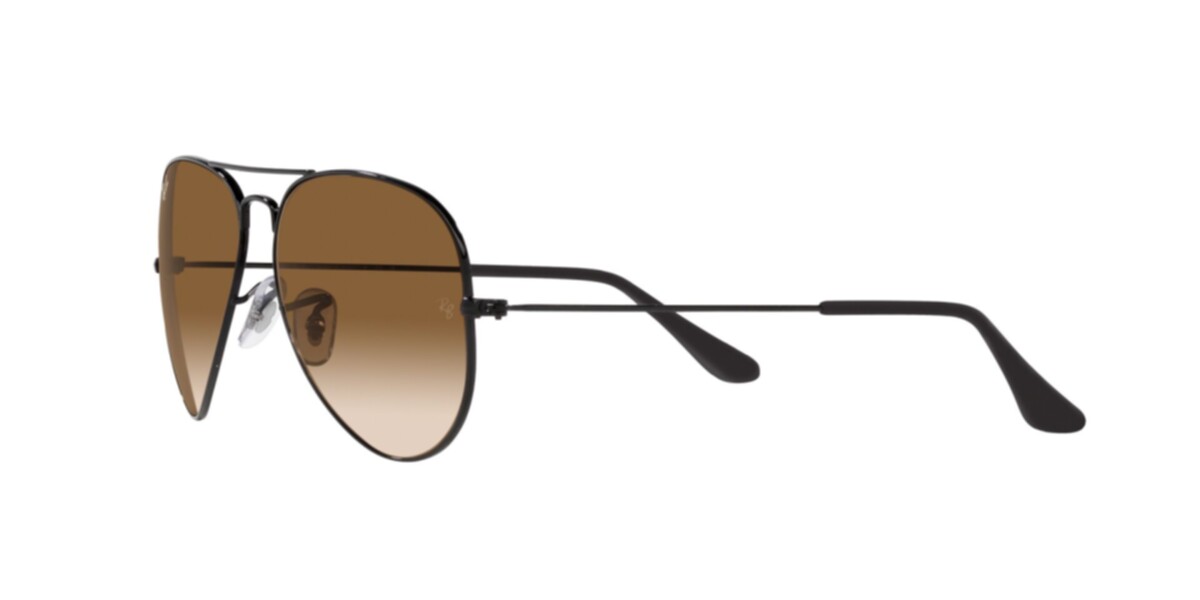 Ray-Ban Sunglasses | Black Sunglasses ( 0RB3025 | Pilot | Black Frame  | Brown Lens )