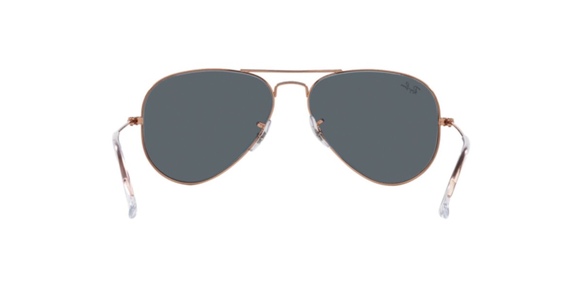 Ray-Ban Sunglasses | Rose Gold Sunglasses ( 0RB3025 | Pilot | Gold Frame  | Blue Lens )