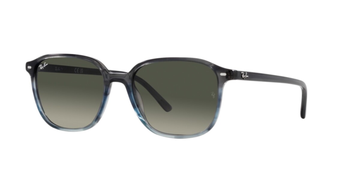 Ray-Ban Sunglasses | Striped Gray Gradient Blue Sunglasses ( 0RB2193 | Square | Grey Frame  | Grey Lens )