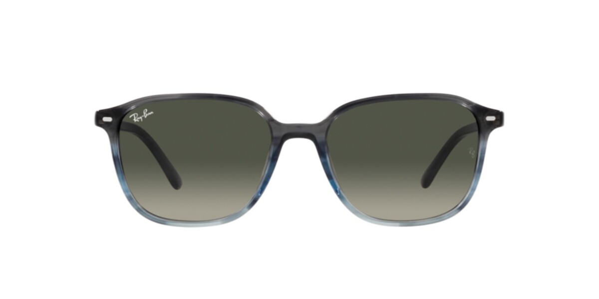 Ray-Ban Sunglasses | Striped Gray Gradient Blue Sunglasses ( 0RB2193 | Square | Grey Frame  | Grey Lens )