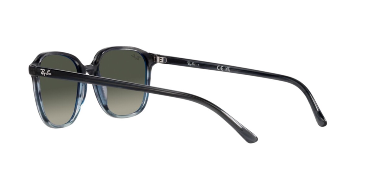 Ray-Ban Sunglasses | Striped Gray Gradient Blue Sunglasses ( 0RB2193 | Square | Grey Frame  | Grey Lens )