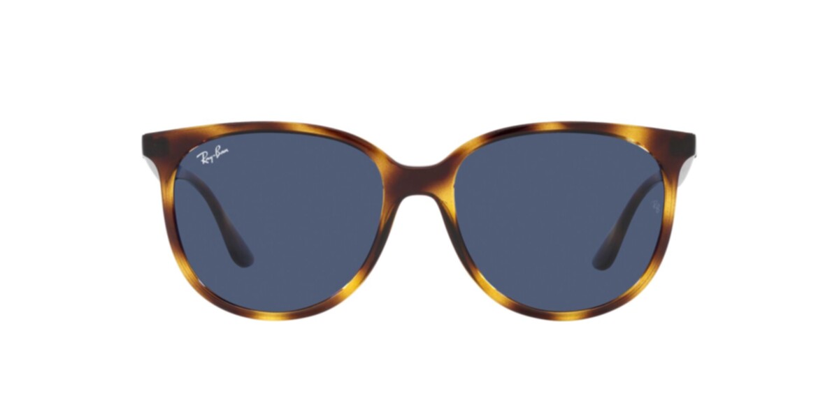 Ray-Ban Sunglasses | Havana Sunglasses ( 0RB4378 | Square | Havana Frame  | Blue Lens )