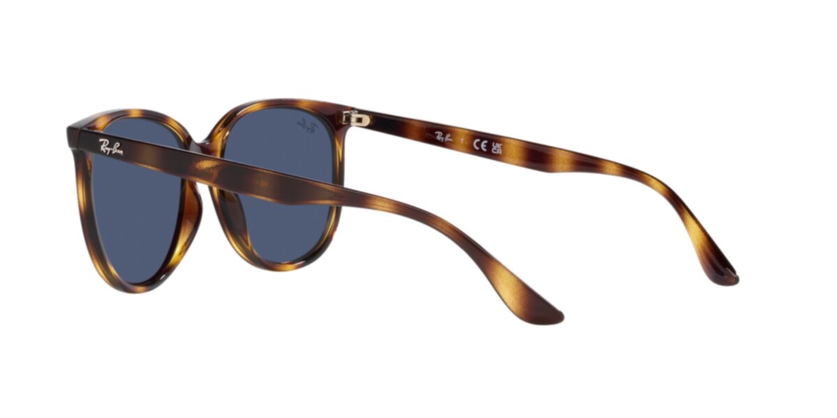 Ray-Ban Sunglasses | Havana Sunglasses ( 0RB4378 | Square | Havana Frame  | Blue Lens )