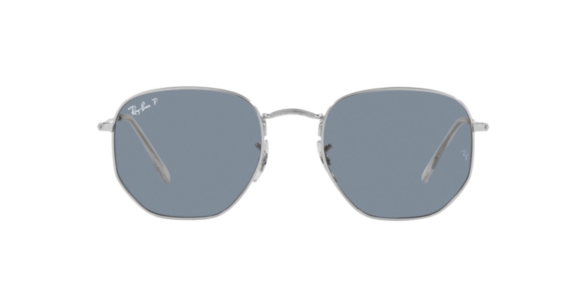 Ray-Ban Sunglasses | Silver Sunglasses ( 0RB3548N | Irregular | Silver Frame  | Blue Lens )