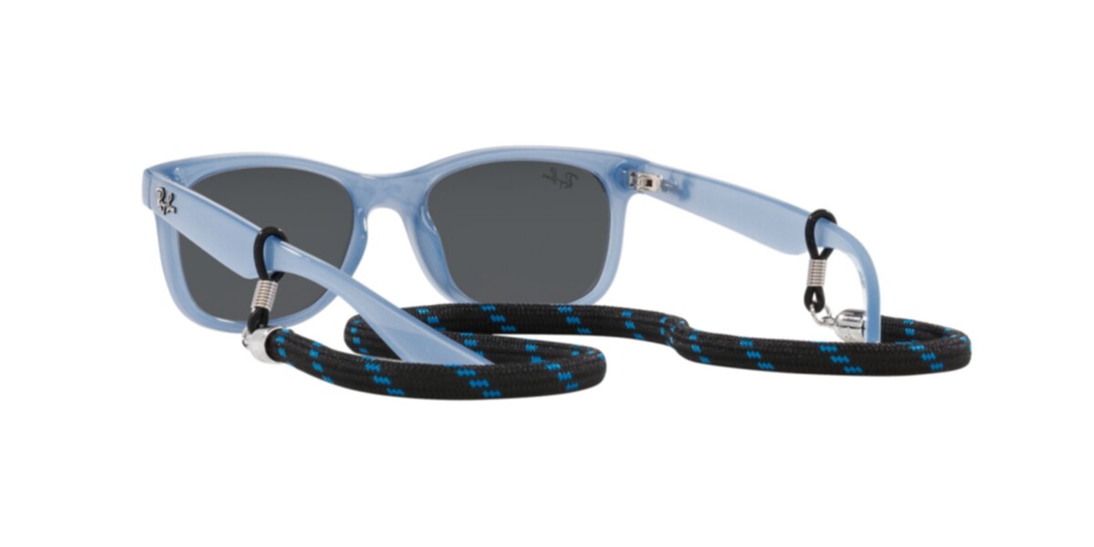Ray-Ban Junior Sunglasses | Opal Blue Sunglasses ( 0RJ9052S | Square | Blue Frame  | Blue Lens )