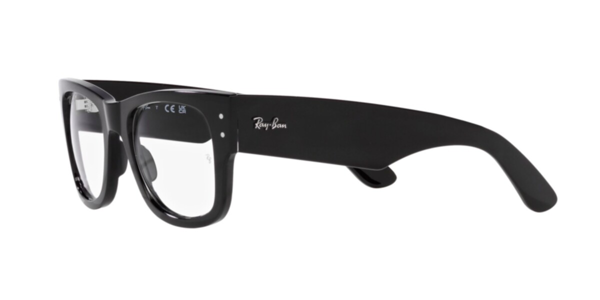 Ray-Ban Frames | Black Frame ( 0RX0840V | Square | Black Frame  | Clear Lens )